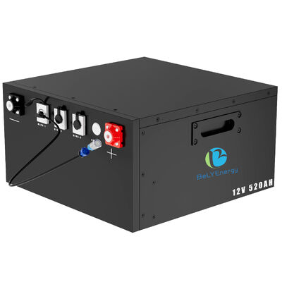 IP54 Gehäuse Schutz 12V520Ah LiFePo4 Akku Geeignet für Wohnwagen Camper Reise