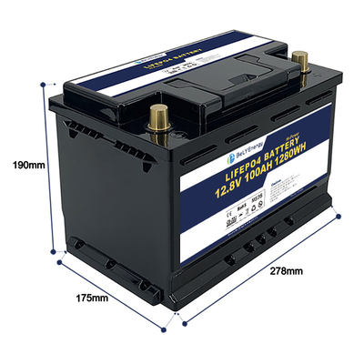 kaufen Bely Energy 12V 100AH LiFePo4 Batterie für Marineboote 3 Jahre Garantie online manufacture