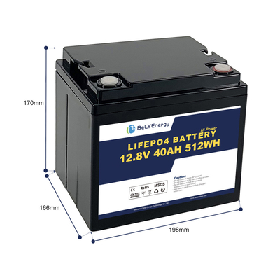 kaufen Bely Energy 12V 40AH LiFePo4 Batterie Leichtgewicht für UPS / EV / Yacht online manufacture