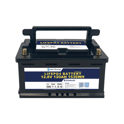 kaufen Bely Energy Wiederaufladbare 12V 120AH Lifepo4 Batterie für Flüchtlingsboote Solarenergiesystem EV online manufacture