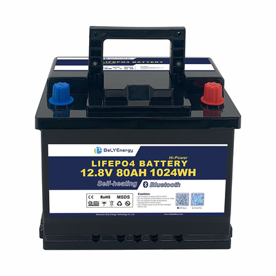 kaufen Leichtes Design Einfach zu installieren 3000 Zyklen 12V80Ah LiFePo4 Batterie für Boot online manufacture
