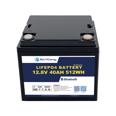 kaufen Kapazität 12,8V 40Ah Bluetooth Lithiumbatterie IP65 Gehäuse Schutz 512Wh Energie online manufacture