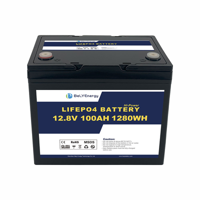 kaufen 12V 100AH 1280Wh LiFePO4 Lithium-Ionen-Batterie mit neuen Prismatikzellen der Klasse A online manufacture