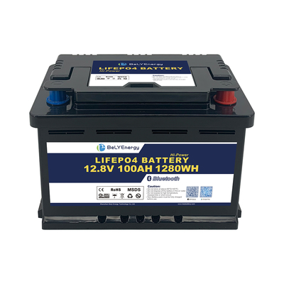 kaufen 12V 100Ah LiFePO4 Batterie mit UL1642 UN38.3 Zertifizierung und H6 DIN Gehäuse online manufacture