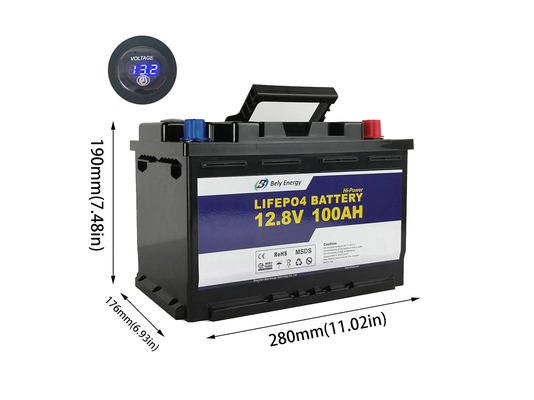 kaufen Haupt-Batterie-Lithium-Batterie 100Ah 12V LiFePo4 für Solarenergie-Speicher online manufacture