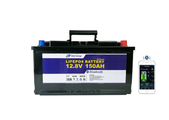 kaufen 12V 150 Ampere-Stunden-elektrische Golf-Stoß-Wagen-Lithium-Batterie für Flüchtlings-Boot online manufacture
