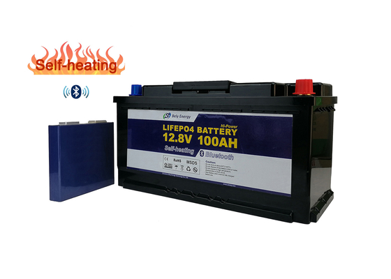kaufen 12V 100 Ampere-Stunden-niedrige Temperatur-Lithium-Batterie-Wohnmobil-Batterie online manufacture