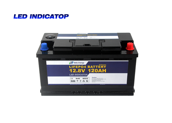 kaufen Batterie 12V 120Ah Boots-Unterwasserlithium-Ion Battery Lifepos 4 mit LED-Anzeige online manufacture