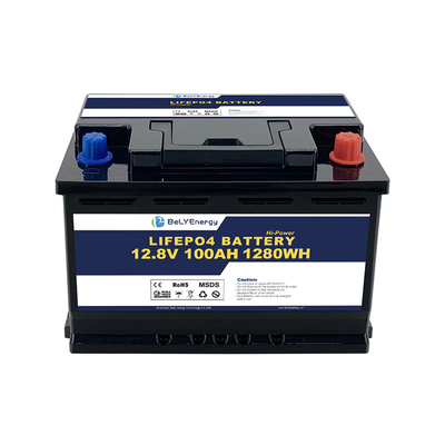 Bluetooth 12V 100AH LiFePo4 Batterie Selbstheizung für Solarenergiesystem 100% DOD