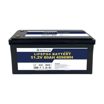 ABS Gehäuse IP65 Wasserdicht 100A Max-Ausladung 48V80Ah Lithium-Ionen-Batterien für Solar
