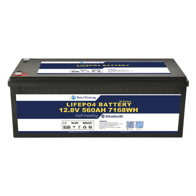 LiFePO4-Batterie 12V 560Ah wiederaufladbar Wirtschaftlich 5000 Zyklen 12v Lifepo4-Batteriepack