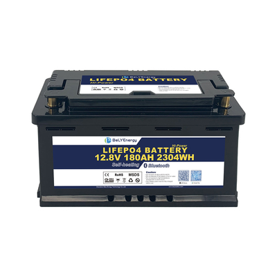 DIN H8 Gehäuse 12V 180AH LiFePO4 Lithiumbatterie mit BT und Selbstheizung