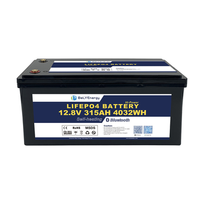 LiFePO4 Lithiumbatterie 12V 315AH mit BT und Selbstheizung für Wohnwagen