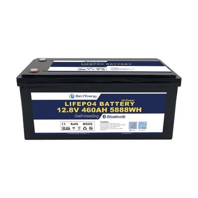 LiFePO4 Lithiumbatterie 12V 460AH mit 200A Strom BMS mit BT und Selbstheizung