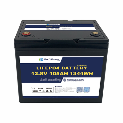 LiFePO4 Lithium-Ionen-Batterie 12V 105AH mit BT und Selbstheizung