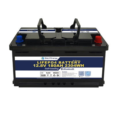 Brandneue große Kapazität H8 DIN 12V180Ah wiederaufladbare LiFePO4 Batterie für Wohnmobil