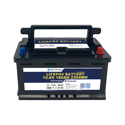 12V LiFePO4-Batterie mit H8 DIN-Gehäuse und Smart BMS mit Bluetooth und Selbstheizung für ein Niedertemperaturladen