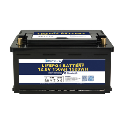 Bely Energy Lithium-Ionen-Batterien 12V150AH Lithium-Ionen-Backup-Batterien für RV Off-Road Solar
