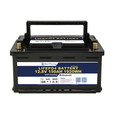 Langlebige Lifepo4 12V 150Ah Batterie mit 160A Maximalkontinuierlicher Entladeströmung und ≥3000 Zyklen