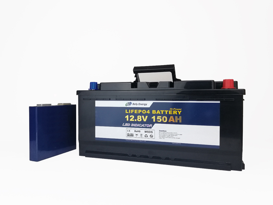1920WH wieder aufladbare LiFePO4 Batterie 12V 150AH mit LCD-Überwachung
