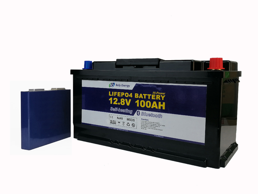 Lithium-Batterie Wohnwagen UPSs 12V 100AH LiFePO4 mit Heizelementen Bluetooth